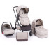 KIKKA BOO Комбинирана количка 3в1 MAUI ALL IN ONE BEIGE