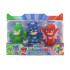 PJ MASKS Комплект гумена фигурка - пръскачка 3 бр.