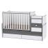 LORELLI Classic Трансформиращо се легло-люлка 70/160 см. MAXI PLUS БЯЛ/VINTAGE GRAY