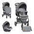 LORELLI Classic Комбинирана количка 2в1 DAISY СЕТ GREY
