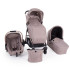 KIKKA BOO Комбинирана количка 3в1 TRINITY ALL IN ONE BEIGE MELANGE
