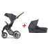 MUTSY Промо комплект шаси+седалка+кош за новородено EVO URBAN NOMAD DARK GREY MT