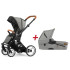 MUTSY Промо комплект шаси+седалка+кош за новородено EVO URBAN NOMAD LIGHT GREY MT