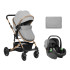 KIKKA BOO Комбинирана количка 2в1 AMAIA СЕТ LIGHT GREY