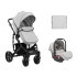 KIKKA BOO Комбинирана количка 2в1 BELOVED LIGHT GREY