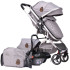 KIKKA BOO Комбинирана количка 2в1 TIARA СЕТ GREY