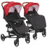 LORELLI Premium Комбинирана количка с покривало S-300 RED&BLACK