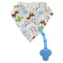 LORELLI Baby Care Лигавник-бандана с гризалка и държач BOY