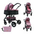 LORELLI Premium Комбинирана количка ALBA PINK