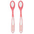 KIKKA BOO Термо лъжици 2бр. РОЗОВИ