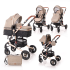 LORELLI Premium Комбинирана количка 2в1 ALBA СЕТ DARK BEIGE 1002147/2059 R