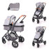 LORELLI Classic Комбинирана количка SENA GREY SQUARED
