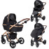 LORELLI Premium Комбинирана количка 2в1 RIMINI BLACK STARS