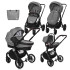 LORELLI Premium Комбинирана количка 3в1 RAMONA LUXE STEEL GREY