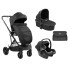 KIKKA BOO Комбинирана количка 3в1 CHERIE BLACK