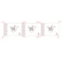KIKKA BOO Обиколник за легло 180 см. PINK BUNNY