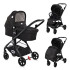 LORELLI Premium Комбинирана количка 2в1 PATRIZIA BLACK