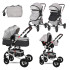 LORELLI Premium Комбинирана количка 2в1 ALBA СЕТ OPALine GREY