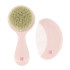 KIKKA BOO Четка и гребен естествен косъм SAVANNA РОЗОВ