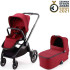 RECARO Комбинирана количка 2в1 CELONA SELECT GARNET RED