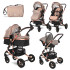 LORELLI Premium Комбинирана количка 2в1 ALBA СЕТ PEARL BEIGE