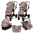 LORELLI Premium Комбинирана количка 3в1 GLORY PEARL BEIGE