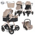 LORELLI Premium Комбинирана количка 2в1 ALEXA СЕТ PEARL BEIGE