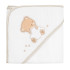 KIKKA BOO Бебешка хавлия с качулка 90/90 DREAM BIG BEIGE