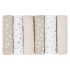 KIKKA BOO К-кт муселинови пелени 6бр 30х30 см DOTS BEIGE