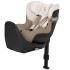 CYBEX Стол за кола с база (61-105см) SIRONA SX2 I-SIZE SEASHELL BEIGE
