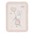 KIKKA BOO Меко зимно одеяло 110/140 см. RABBITS IN LOVE РОЗОВО
