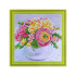 D'Art Диамантен гоблен - картина 30 x 30 cм. с частична диамантена мозайка - Tea bouquet