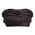 KIKKA BOO Ръкавица - маншон за количка FUR MELANGE BLACK
