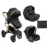 KIKKA BOO Комбинирана количка 3в1 IRENE BLACK