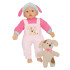 BAMBOLINA Кукла меко тяло с кученце 41 см.