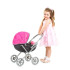 CHIPOLINO Количка за кукли ДЕЙЗИ СИВ/РОЗОВ ЛЕН