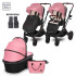 LORELLI Premium Комбинирана количка 2в1 GLORY PINK