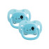 BBC Залъгалка силикон 2 бр. 6-18м. REVERSIBLE ANIMALS BLUE