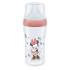 NUK PM Шише TEMPERATURE CONTROL PP 3+м. 260 мл MINNIE ЧЕРВЕНО