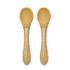 LORELLI Baby Care К-кт силиконови лъжички с бамбук NATURAL YELLOW