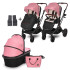 LORELLI Premium Комбинирана количка 2в1 GLORY PINK