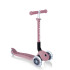 GLOBBER Тротинетка JUNIOR FOLDABLE LIGHTS ECO BERRY