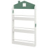 GINGER HOME Органайзер/етажерка 3 нива КЪЩИЧКА WHITE
