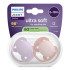 AVENT Силиконови залъгалки 2 бр. 6-18 м. ULTRA SOFT ПАСТЕЛНИ МОМИЧЕ