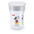 NUK Чаша за сок 230 мл. 8+ м. MAGIC CUP MICKEY GREY