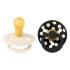 BIBS Залъгалки 2 бр. каучук 0-6 м. COLOUR STUDIO POLKA IVORY/BLACK