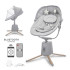 LORELLI Premium Електрическа люлка-шезлонг 2в1 STORKY GREY