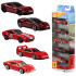 HW RACING 1:64 Количка 5 Броя Ferrari