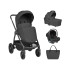 KIKKA BOO Комбинирана количка 3в1 MODENA BLACK