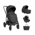 KIKKA BOO Комбинирана количка 3в1 CHIARA BLACK